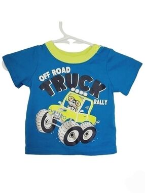 K1316 * Healthtex Off Road Truck Rally Boys Tee Blue Size NB